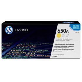 HP (650A) CE272A Sarı Orjinal Toner