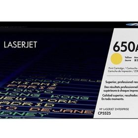 HP (650A) CE272A Sarı Orjinal Toner