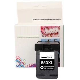 HP 650XL CZ101AE Muadil Siyah Kartuş