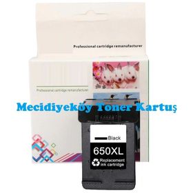 HP 650XL CZ101AE Muadil Siyah Kartuş