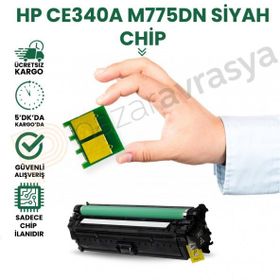 HP 651A-CE340A Siyah Toner Chip