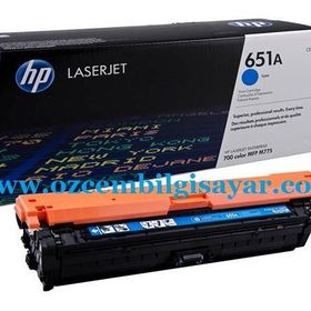 HP 651A-CE341AH Mavi Toner