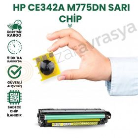 HP 651A-CE342A Sarı Toner Chip