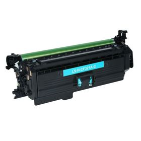HP 653A-CF321A Mavi Muadil Toner