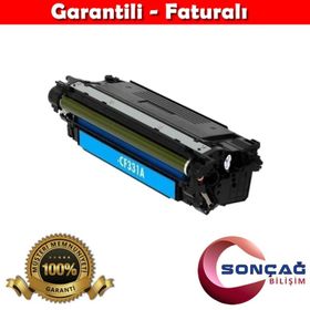 HP 654A-CF331A Mavi Muadil Toner