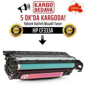 HP 654A-CF333A Kırmızı Muadil Toner