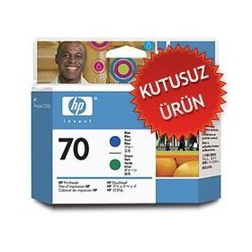 HP 70 C9408A Mavi ve Yeşil Baskı Kafası
