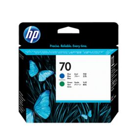 HP 70 C9408A Mavi ve Yeşil Baskı Kafası