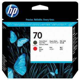 HP 70 C9409A Mat Siyah ve Kırmızı Baskı Kafası