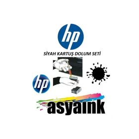 HP 704 Uyumlu Siyah Kartuş Dolum Seti