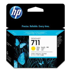 HP 711 CZ132A DesignJet T120-T520 Sarı Orjinal Kartuş
