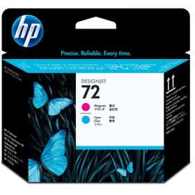 HP 72 C9383A Kırmızı ve Mavi Orjinal Baskı Kafası Kartuşu