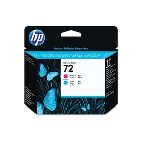 HP 72 C9383A Kırmızı ve Mavi Orjinal Baskı Kafası Kartuşu