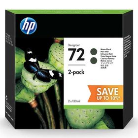HP 72-P2V33A Mat Siyah 2'li Kartuş