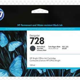 HP 728-3WX25A Siyah Orjinal Kartuş