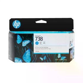 HP 738-498N5A Mavi Orijinal Kartuş