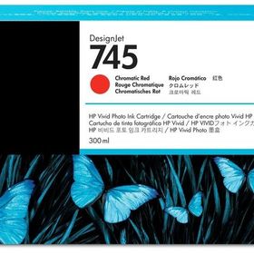 HP 745-F9K06A Kırmızı Kromatik Yüksek Kapasiteli Orijinal Kartuş