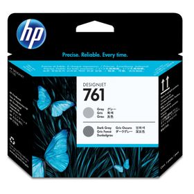 HP 761-CH647A Gri ve Koyu Gri Orijinal Baskı Kafası