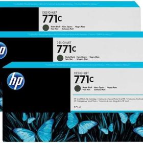 HP 771C B6Y31A Mat Siyah 3'lü Kartuş