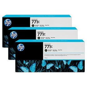 HP 771C B6Y31A Mat Siyah 3'lü Kartuş