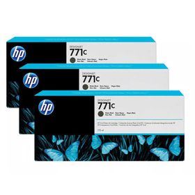 HP 771C B6Y31A Mat Siyah 3'lü Kartuş