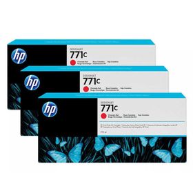 HP 771C B6Y32A Kromatik Kırmızı 3'lü Kartuş