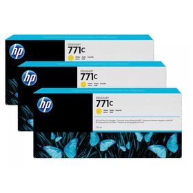 HP 771C B6Y34A Sarı 3'lü Kartuş