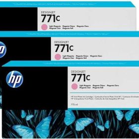 HP 771C B6Y35A Açık Kırmızı 3'lü Kartuş