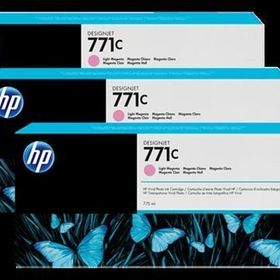HP 771C B6Y35A Açık Kırmızı 3'lü Kartuş