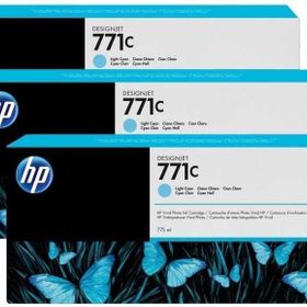 HP 771C B6Y36A Açık Mavi 3'lü Kartuş