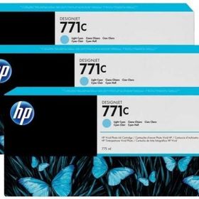 HP 771C B6Y36A Açık Mavi 3'lü Kartuş