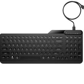 HP 7N7C1AA 405 USB Q TR Aydınlatmalı Kablolu Siyah Klavye