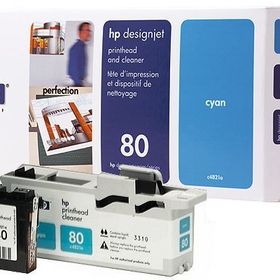 HP 80 C4821A Mavi Baskı Kafası ve Baskı Kafası Temizleyicisi