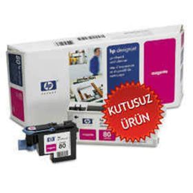 HP 80 C4822A Kırmızı Kafası ve Kafa Temizleyici