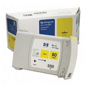 HP 80 C4848A Sarı İnkjet Mürekkep Kartuşu