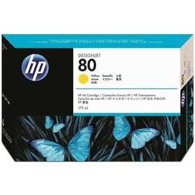 HP 80 C4873A Sarı İnkjet Mürekkep Kartuşu