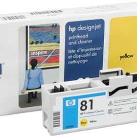 HP 81 C4953A Sarı Baskı Kafası ve Kafa Temizleyici