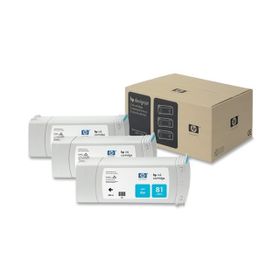 HP 81 C5067A Mavi 3'lü İnkjet Mürekkep Kartuş