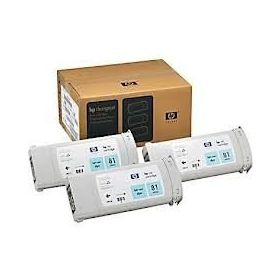 HP 81 C5070A Açık Mavi 3'lü Kartuş