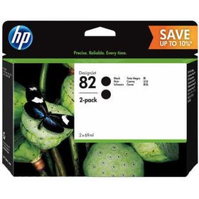 HP 82-P2V34A Siyah 2'li Kartuş