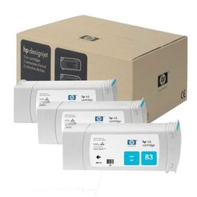 HP 83 C5073A Mavi 3'lü Kartuş