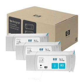 HP 83 C5073A Mavi 3'lü Kartuş
