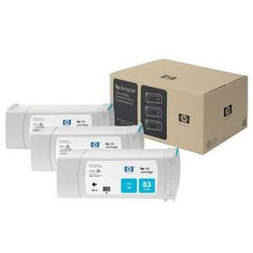 HP 83 C5073A Mavi 3'lü Kartuş