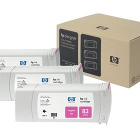 HP 83 C5074A Kırmızı 3'lü Kartuş