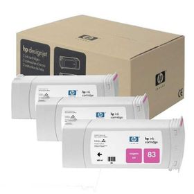 HP 83 C5074A Kırmızı 3'lü Kartuş