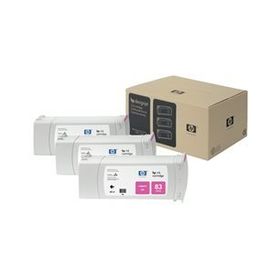 HP 83 C5074A Kırmızı 3'lü Kartuş