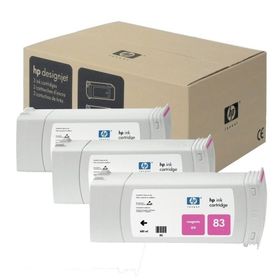 HP 83 C5074A Kırmızı 3'lü Kartuş