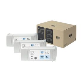 HP 83 C5076A Açık Mavi 3'lü Kartuş
