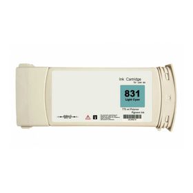 HP 831-CZ698A Açık Mavi Lateks Muadil Kartuş
