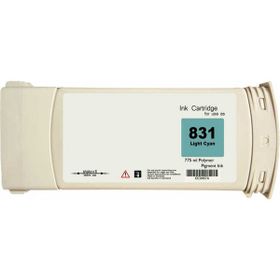 HP 831-CZ698A Açık Mavi Lateks Muadil Kartuş